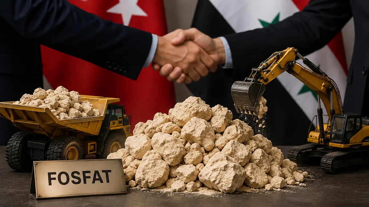 Türkiye ve Suriye'den Stratejik Fosfat Ortaklığı
