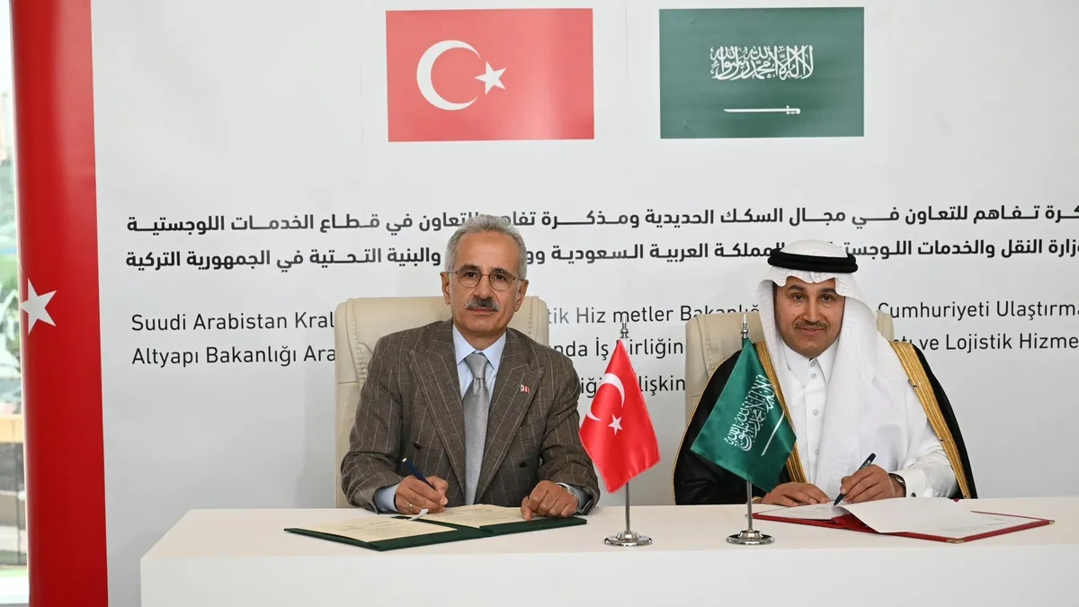 Türkiye'den Suudi Arabistan'a hızlı tren: Dev proje imzalandı