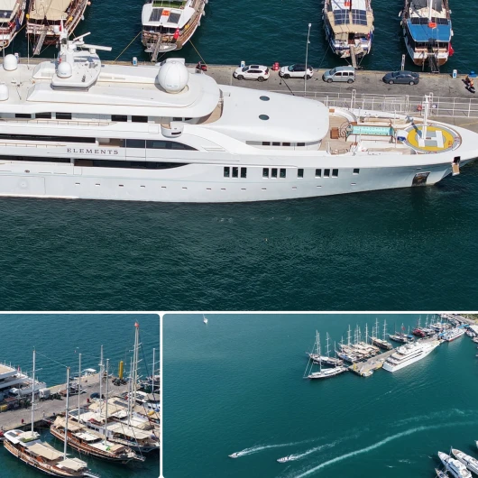 Türkiye'de Üretilen 'Elements' Adlı Lüks Yat Fethiye'de: Tek Seferde 100 Ton Yakıt Aldı