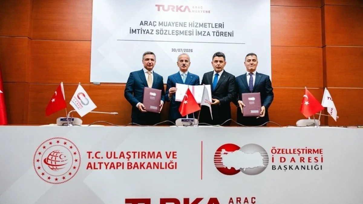 Türkiye'nin Yeni Nesil Araç Muayene Sistemi TURKA ile Hayata Geçiyor