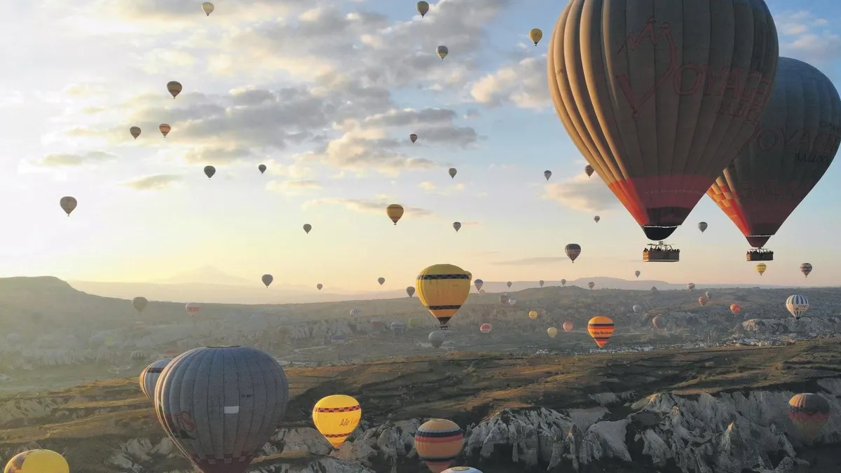 Türkiye'de balon turizmi rekor kırdı: 530 balonla 308 bin yolcu