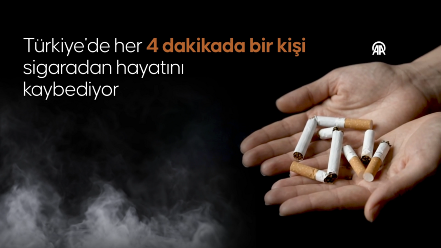 Türkiye'de her 4 dakikada bir kişi sigaradan hayatını kaybediyor
