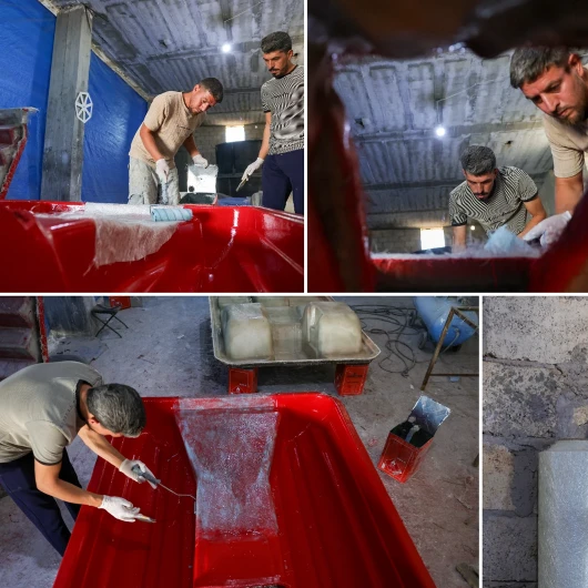 Türkiye'de Öğrendiği Meslekle Halep'te Fiber Tekne Fabrikası Kurdu