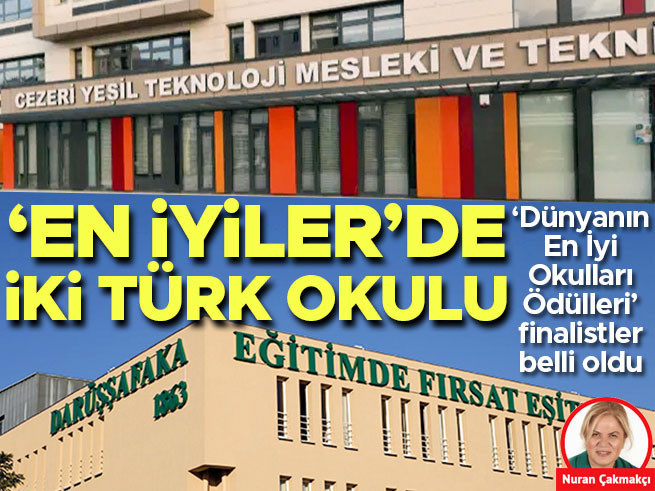 Türkiye'den 2 okul dünyanın en iyileri arasında