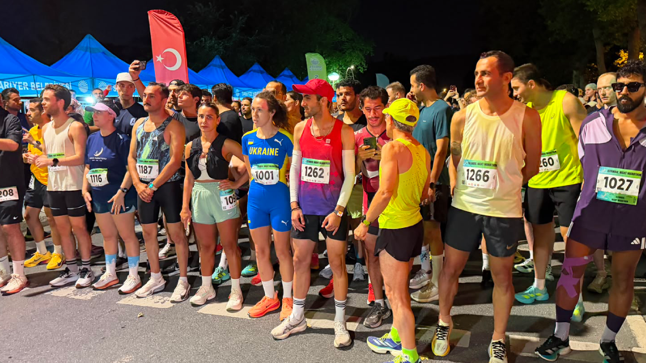 Türkiye'nin İlk Gece Maratonu Sarıyer'de Koşuldu