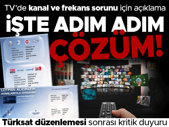 TÜRKSAT 4A'ya Geçiş Sonrası Kanal Arama Rehberi
