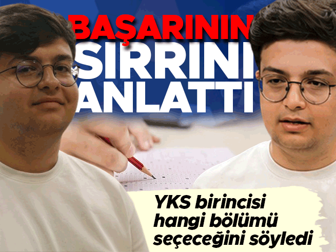 TYT birincisi Miraç: Disiplinli çalışmak beni zirveye taşıdı