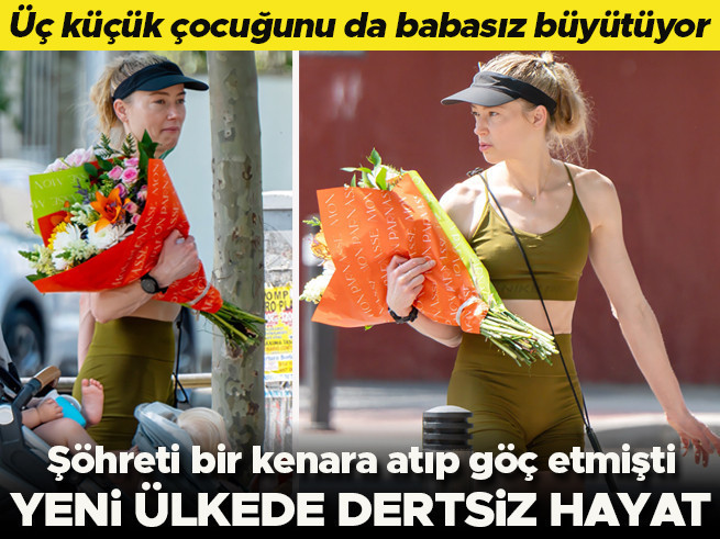 Üç çocuğuyla babasız hayat: Şöhreti bırakıp göç eden ünlü yeni ülkede huzur buldu