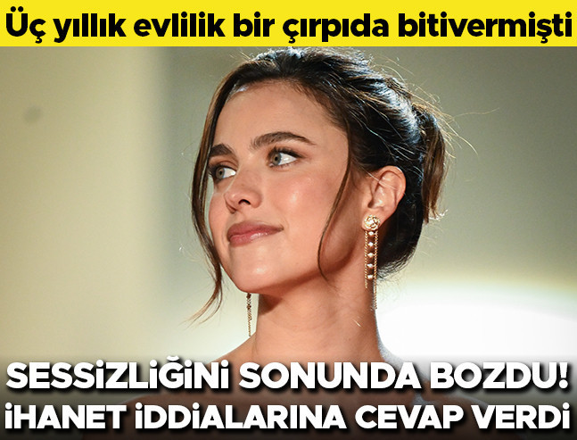 Üç yıllık evlilik bir çırpıda bitmişti… İhanet iddialarına ilk kez cevap verdi