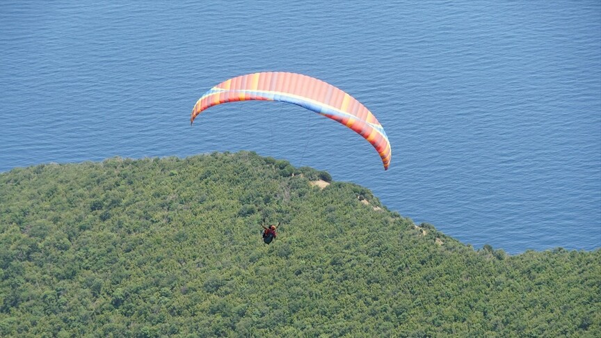 Uçmakdere'de yılın ilk yarısında rekor: 20 bin uçuş