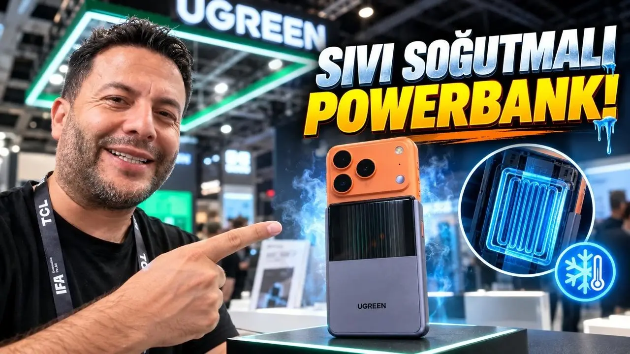 UGREEN IFA 2026'da Dünyanın İlk Sıvı Soğutmalı Qi2 Powerbank'ini Tanıttı