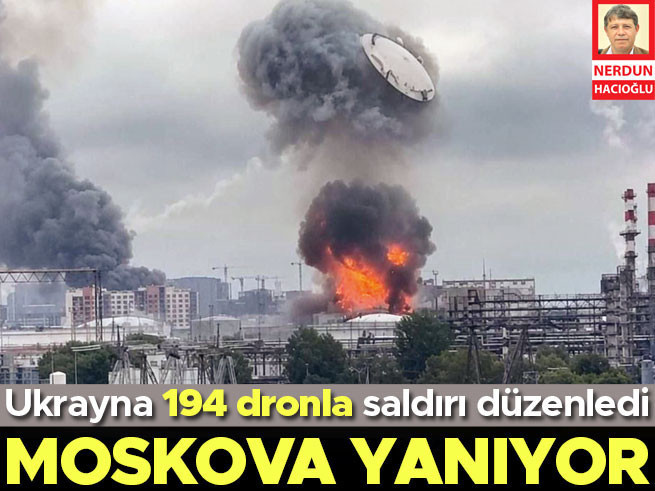 Ukrayna'dan Moskova'ya 194 İHA ile Büyük Saldırı
