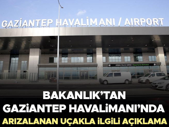 Ulaştırma Bakanlığı: SunExpress uçağının lastiği patladı, iniş takımı hasarlı