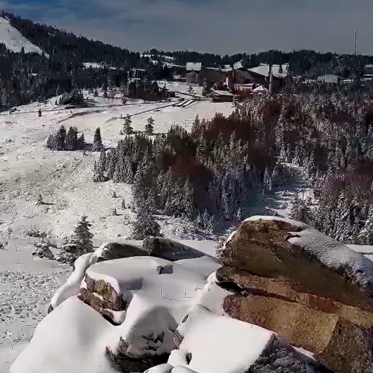 Uludağ'da Kar Kalınlığı 20 Santime Ulaştı