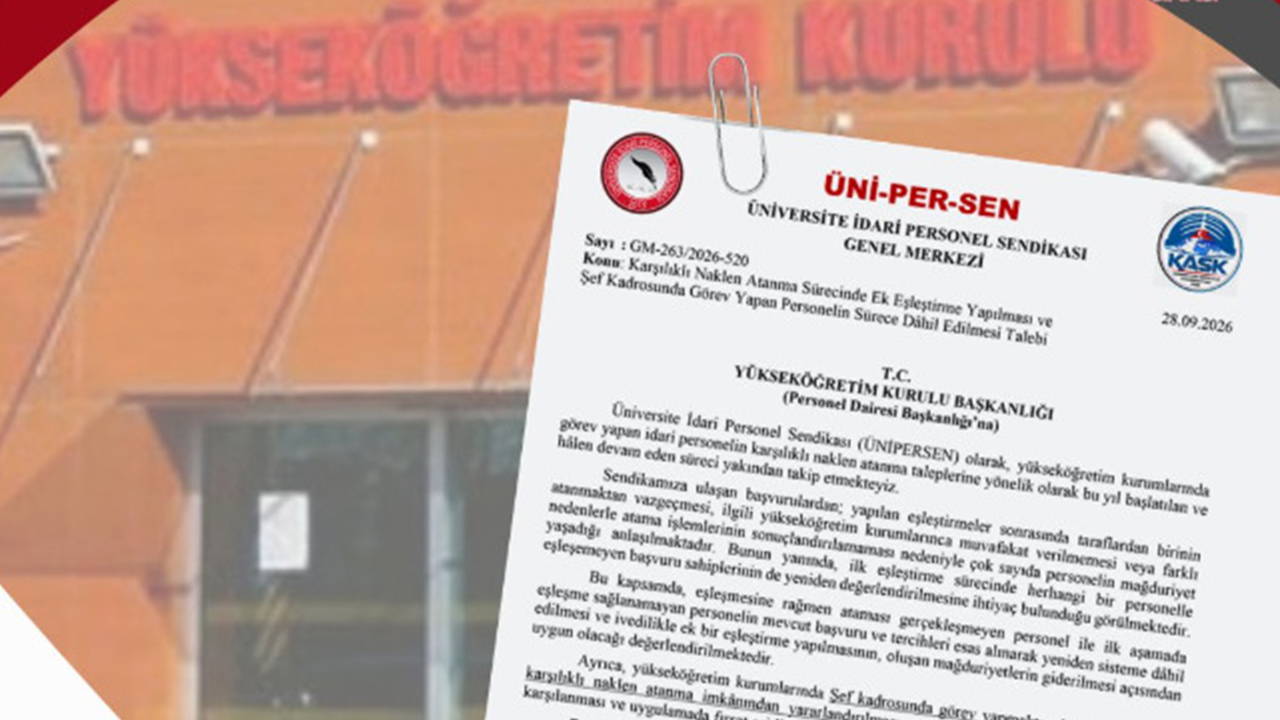ÜNİPERSEN'den YÖK'e Becayiş Çağrısı: Mağduriyetler Giderilsin