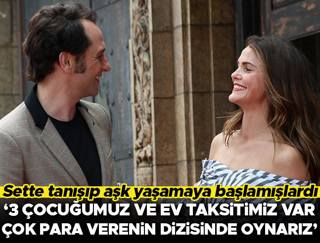 Ünlü çift: Üç çocuğumuz ve ev taksitimiz var, çok para verenin dizisinde oynarız