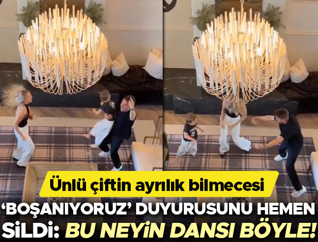 Ünlü çiftin ayrılık bilmecesi: 'Boşanıyoruz' paylaşımını silip dans etti