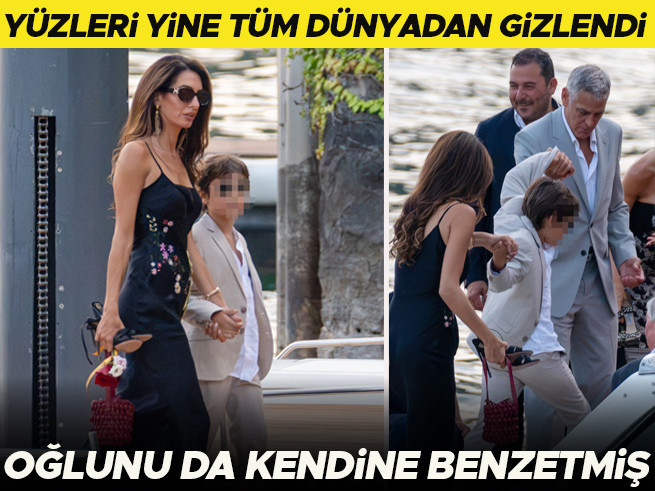 Ünlü Çiftin Oğlu da Aynı Stili Seçti: Yüzü Tamamen Kapalı