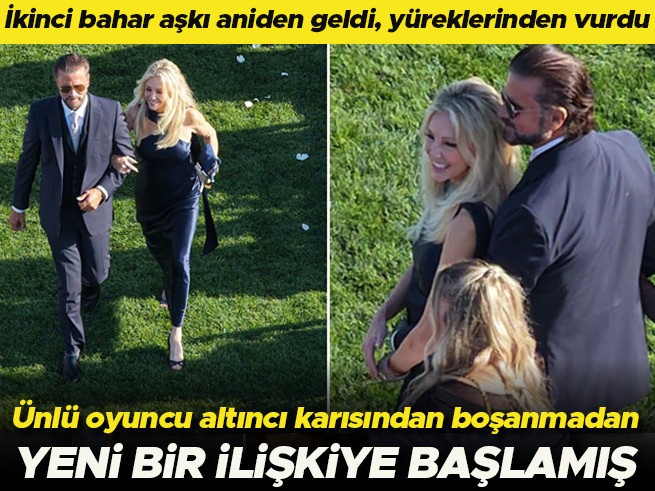 Ünlü oyuncu altıncı eşinden boşanmadan yeni aşka yelken açtı