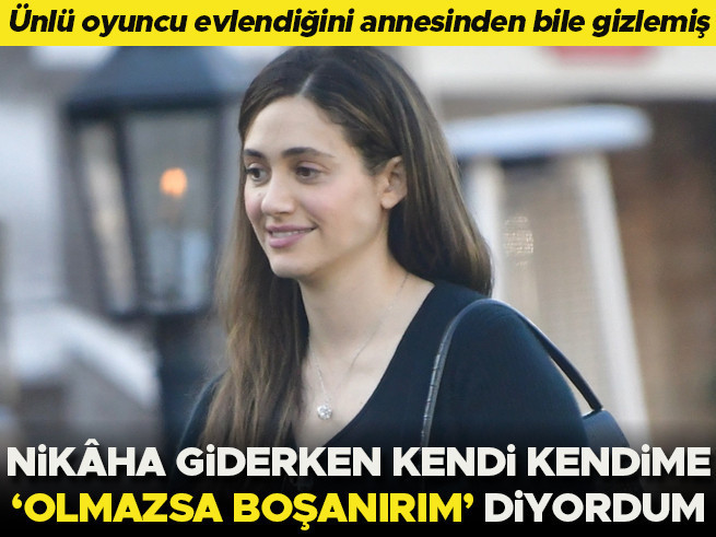 Ünlü oyuncu gizlice evlendi, nikah masasında boşanmayı planladı