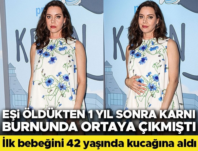 Ünlü Oyuncu, Kocasının Ölümünden Sonra İlk Kez Anne Oldu