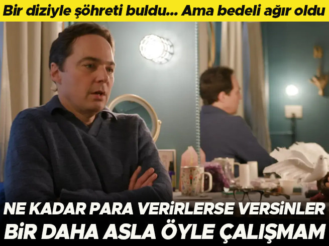 Ünlü oyuncudan şöhret itirafı: İstedikleri kadar para versinler, bir daha öyle çalışmam