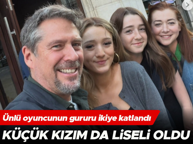 Ünlü Oyuncunun Gururu İkiye Katlandı: Küçük Kızım da Liseli Oldu