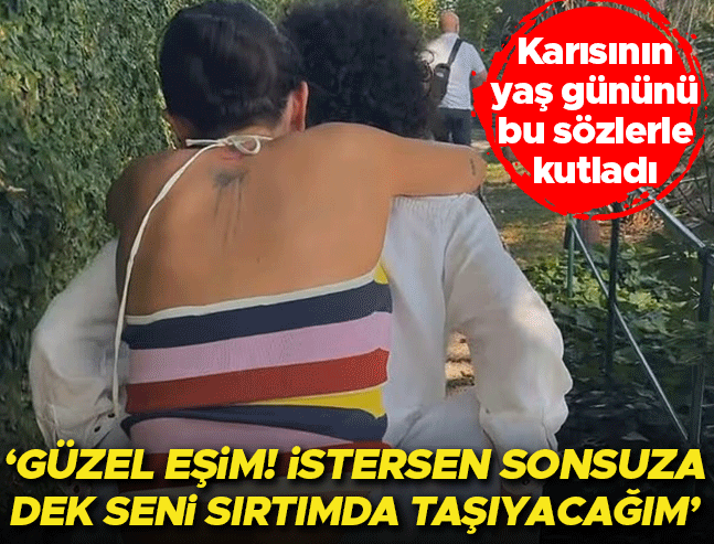 Ünlü şarkıcı eşine doğum gününde duygusal sürpriz: 'Sırtımda taşıyacağım