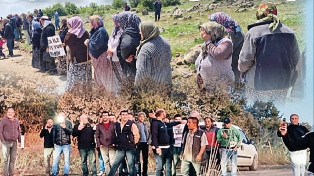 Uşak'ta köylüler panellere karşı direniyor