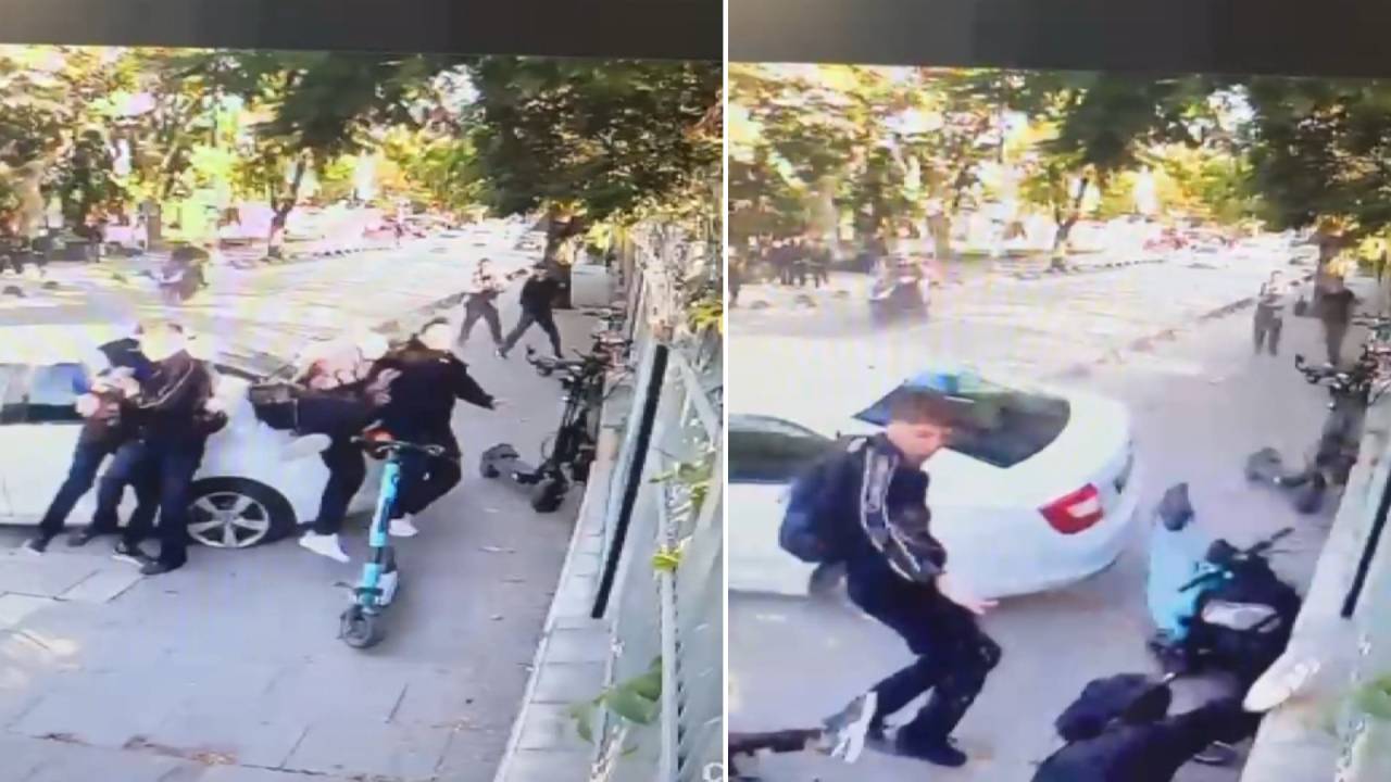 Üsküdar'da Zincirleme Kaza: Otomobil Kaldırıma Çıktı, 4 Öğrenci Yaralandı