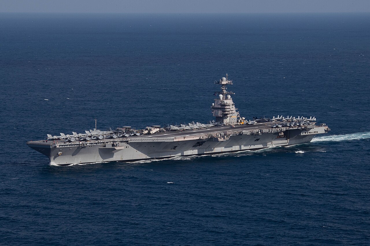 USS Gerald R. Ford uçak gemisinde hasar iddiası: Yeni görüntüler ortaya çıktı