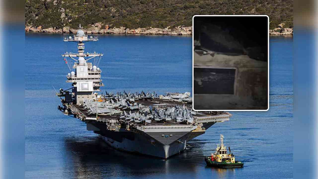 USS Gerald R. Ford'da yangın hasarı sandığınızdan büyük: CNN görüntüleri ortaya koydu