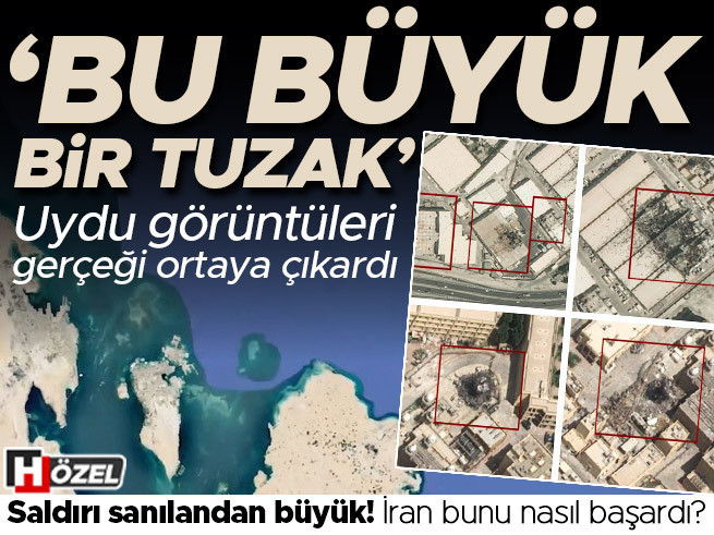 Uydu görüntüleri İran saldırısının boyutunu ortaya koydu: Sanılandan çok daha büyük