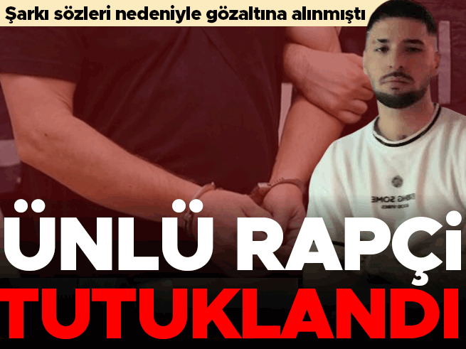 Uzay lakaplı rapçi Çeşme'de tutuklandı: Kırmızı bülten şarkısı suç oldu