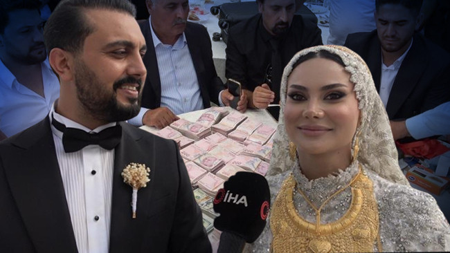 Van'da Düğünde 20 Milyon TL ve Kilolarca Altın: Havada Para Uçuştu