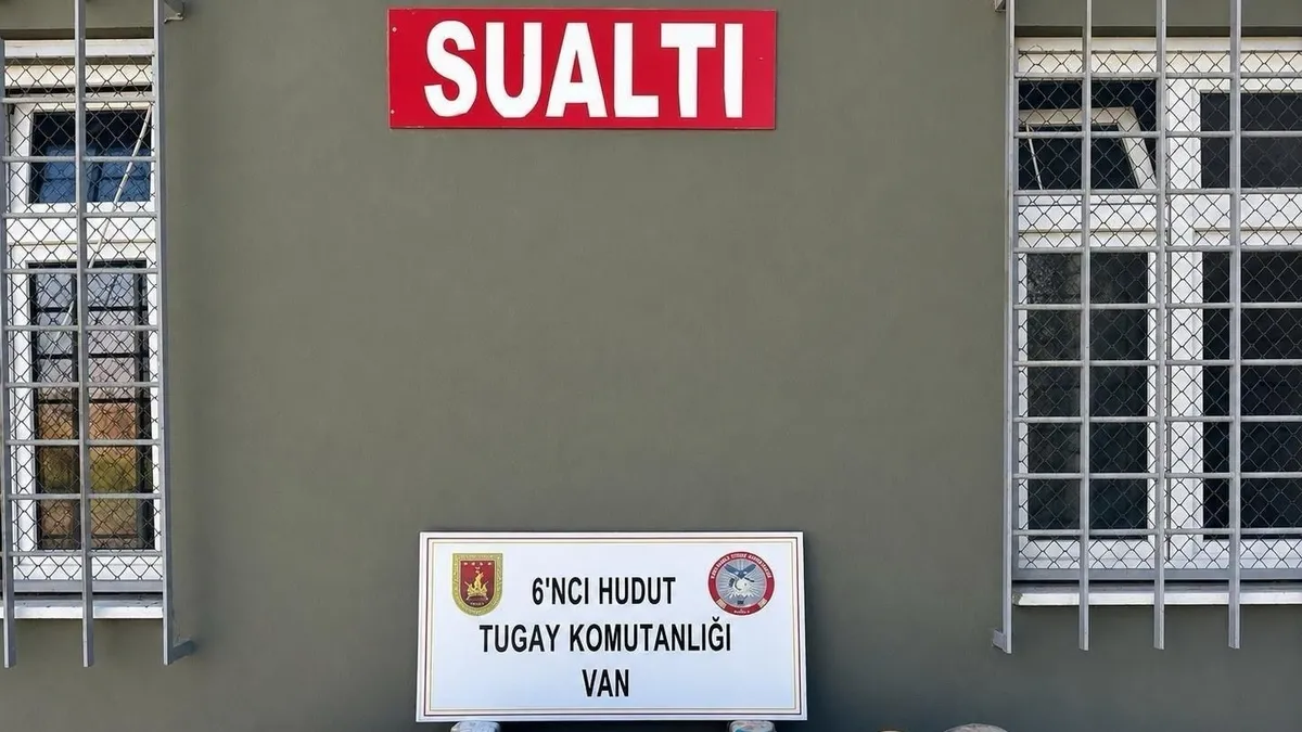Van sınırında 44 kilo uyuşturucu ele geçirildi