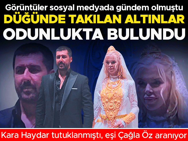 Vanlı Kara Haydar' düğün altınları odunlukta bulundu