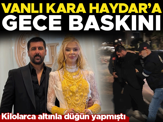 Vanlı Kara Haydar Gözaltında: 25 Suç Kaydı ve Altın İncelemesi