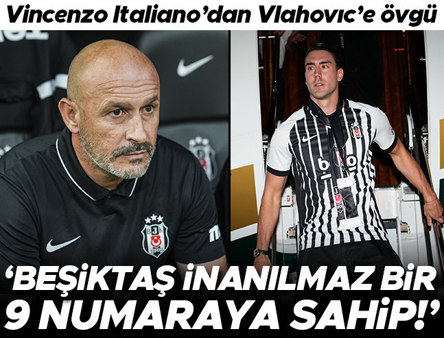 Vincenzo Italiano'dan Vlahovic'e Övgü: Beşiktaş İnanılmaz Bir 9 Numaraya Sahip