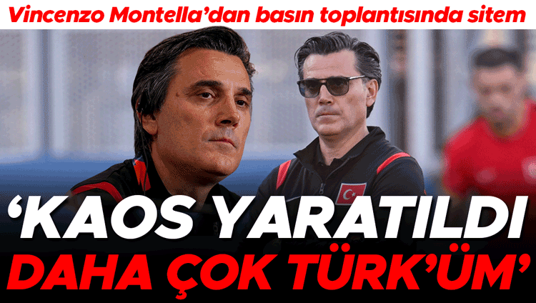 Vincenzo Montella'dan sitem: 'Beni çok üzüyor