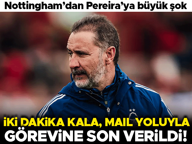 Vitor Pereira'ya şok: İki dakika kala mail ile kovuldu