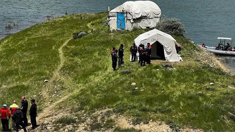 Viyadükten baraja düşen 2 çocuk babası için arama çalışması başlatıldı