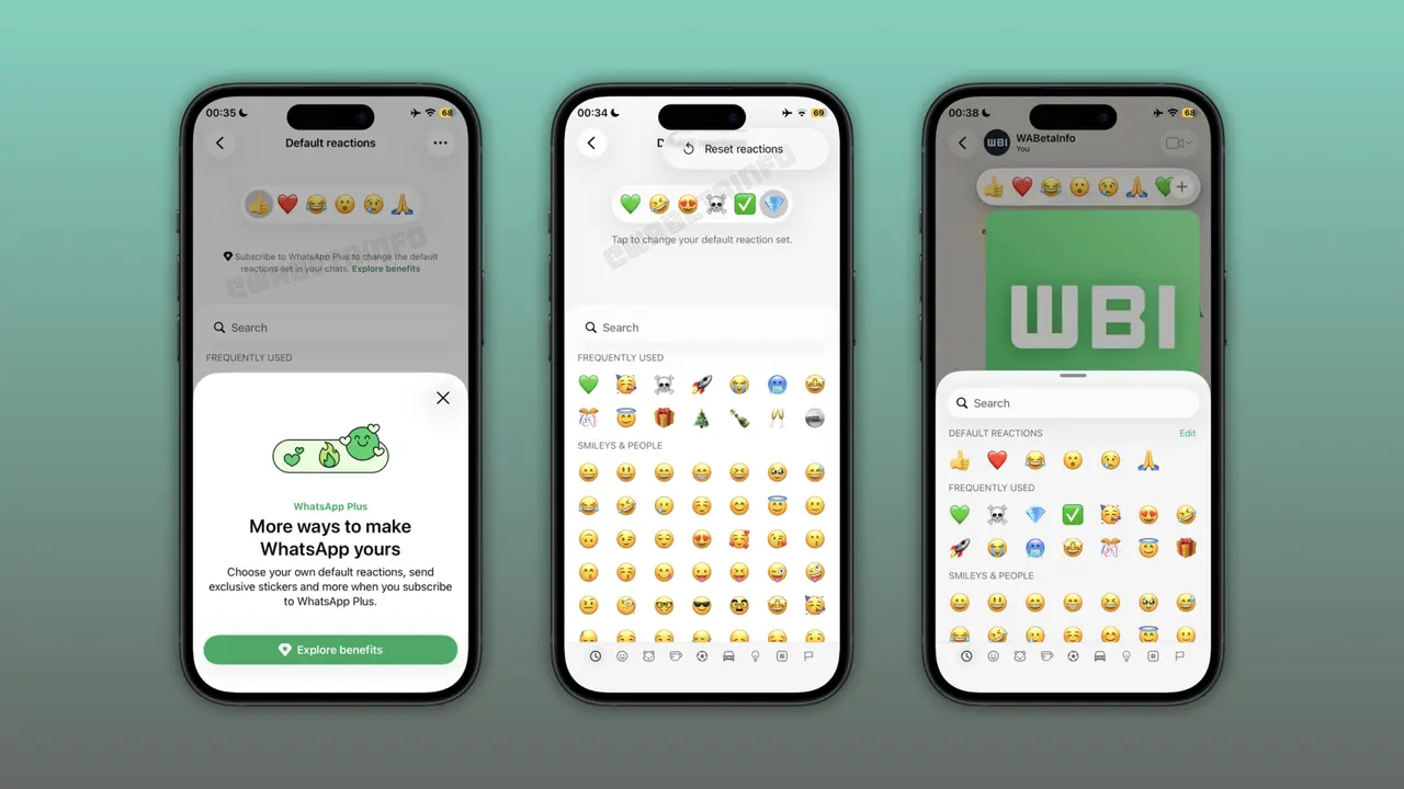 WhatsApp iOS'ta Özel Emoji Tepkileri Başlattı