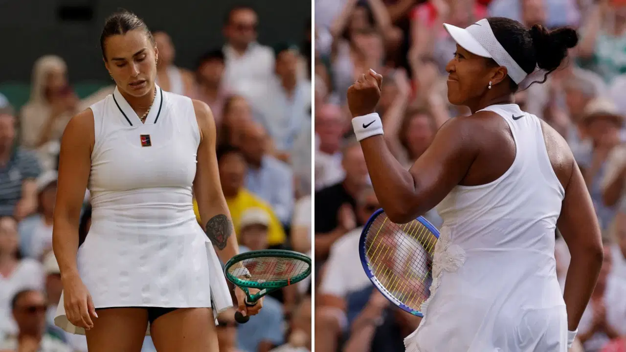 Wimbledon'da Naomi Osaka, Sabalenka'yı Elendi; Djokovic Çeyrek Finalde
