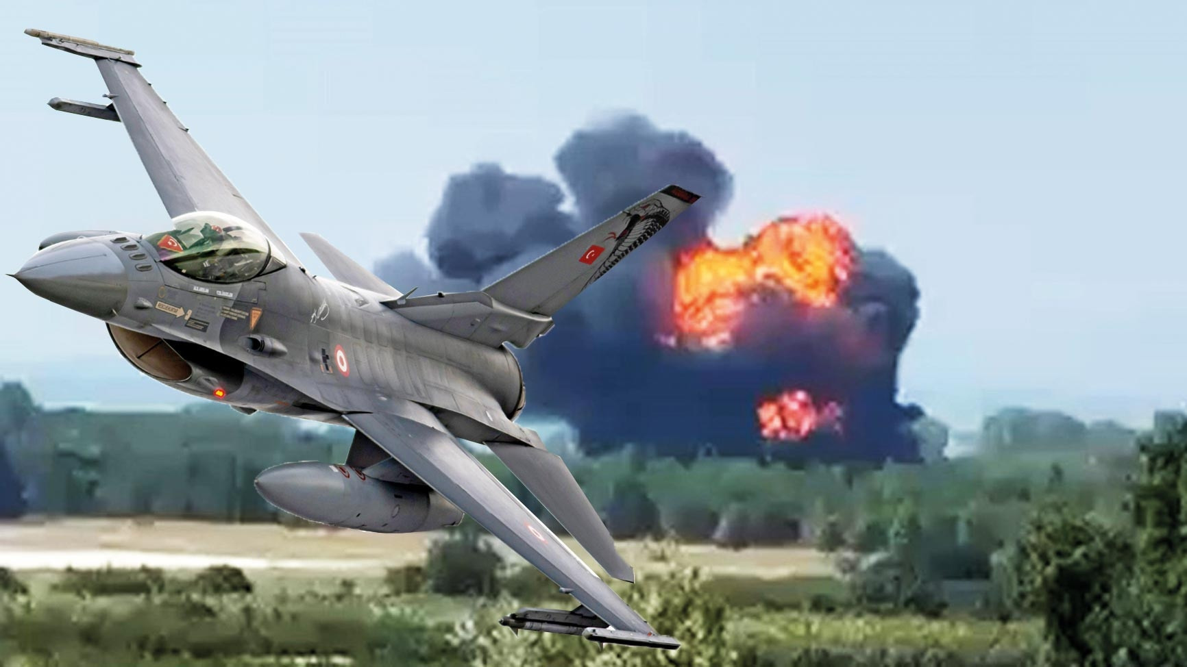 Yalova'da F-16 Eğitim Uçuşu Kazası: Pilot Fırlatma Koltuğuyla Kurtuldu