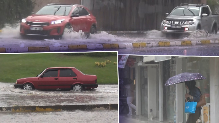 Yalova'da Sağanak Felç Etti: Cadde ve Sokaklar Göle Döndü
