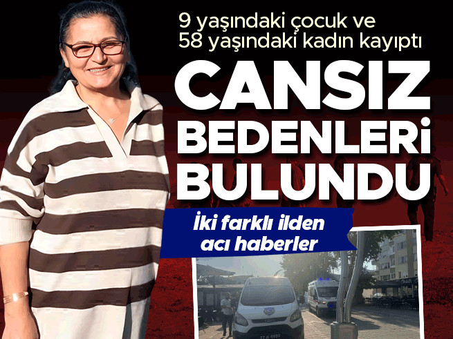 Yalova ve Tekirdağ'dan peş peşe acı Kayıp iki kişi ölü bulundu