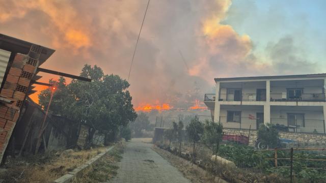 Yangın bölgelerine 25 milyonluk destek