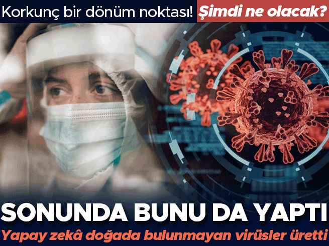 Yapay zekâ doğada bulunmayan virüsler üretti