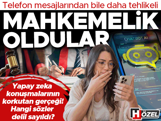 Yapay Zeka Sohbetleri Artık Mahkemelerde Delil Sayılıyor